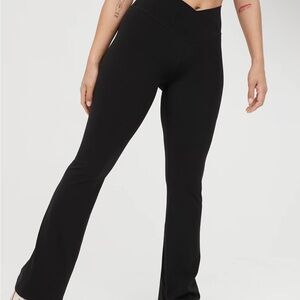 Aerie Black Flare Pants